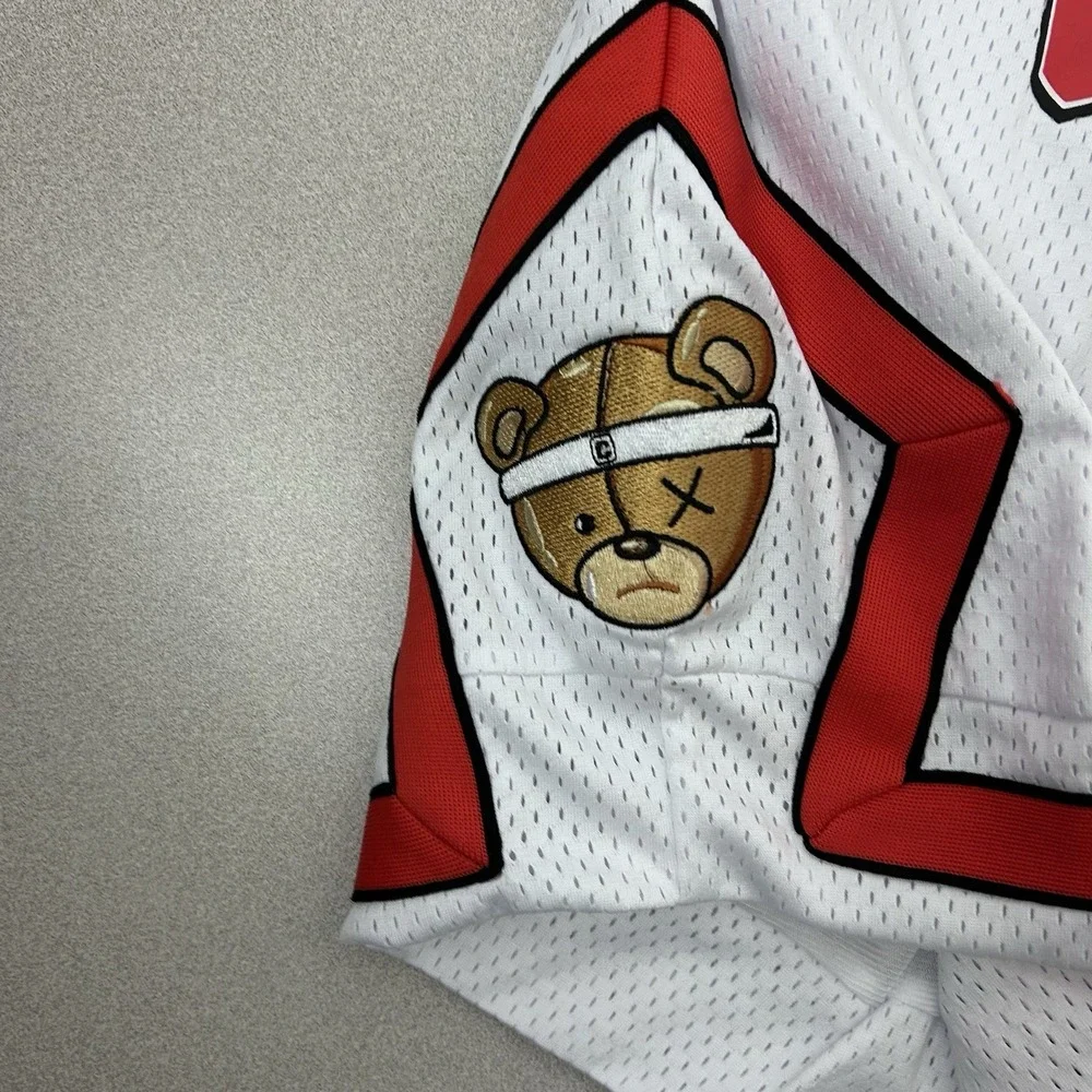 CivilizeD Air Bear White Shorts Men's XL Drawstring‎ Basketball